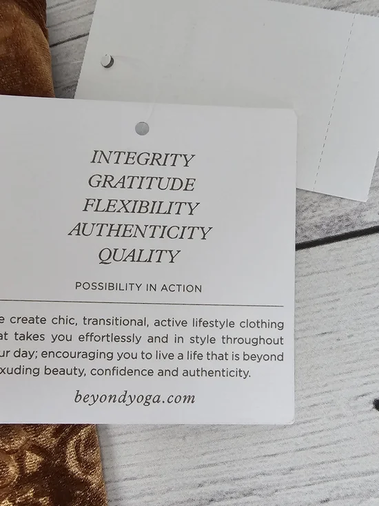 NWT Beyond Yoga Burnout Velvet Cropped Cami in Camel Brown M - Picture 5 of 9